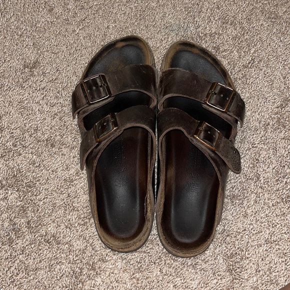 Birkenstock Shoes Mens Brown Birkenstocks Size 42 Poshmark